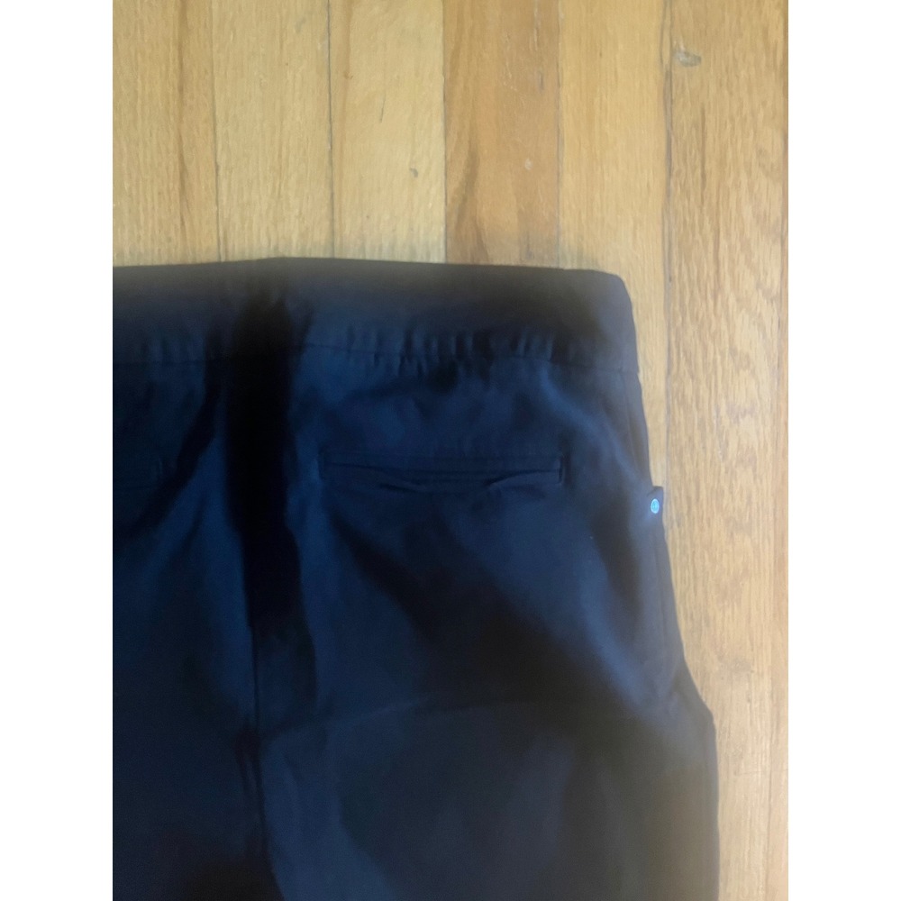 Hilary Radley Womens Black Pull On Straight Leg Stretch Pants Size M High Rise - Picture 4 of 4
